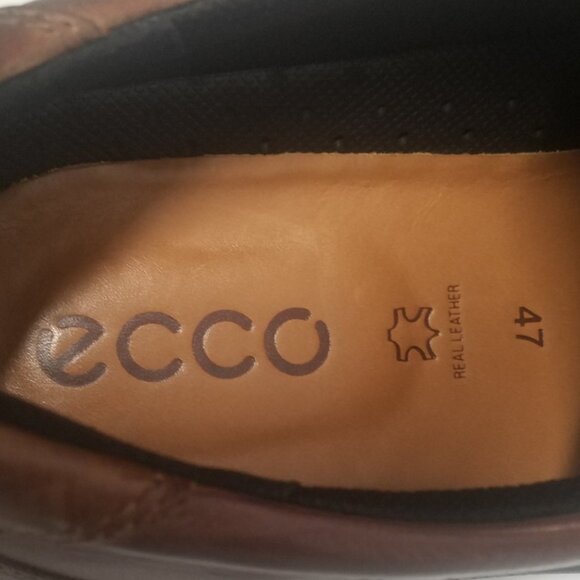 Ecco Men's 'Helsinki' Bike Toe Lace Dress Shoe in Cocoa Brown - Picture 6 of 14